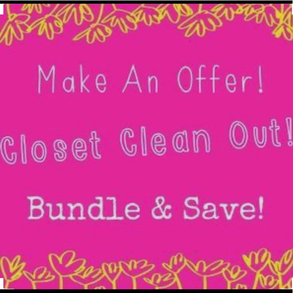 Closet clear out!